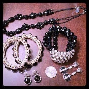 WHBM black jewelers assortment